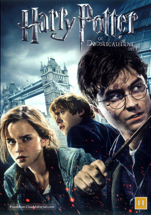 Harry Potter and the Deathly Hallows - Part 1 - Danish DVD movie cover