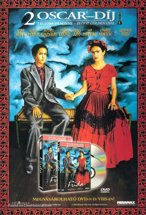 Frida - Hungarian Video release movie poster