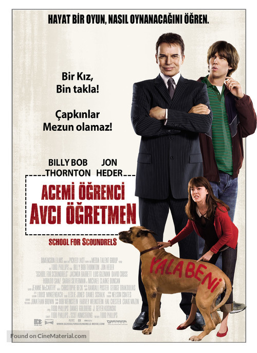 School for Scoundrels - Turkish Movie Poster