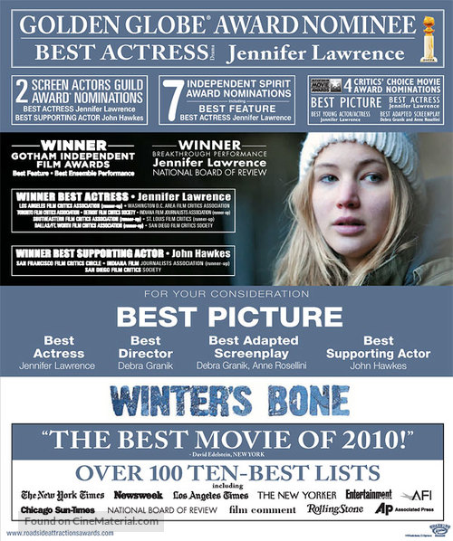 Winter&#039;s Bone - For your consideration movie poster