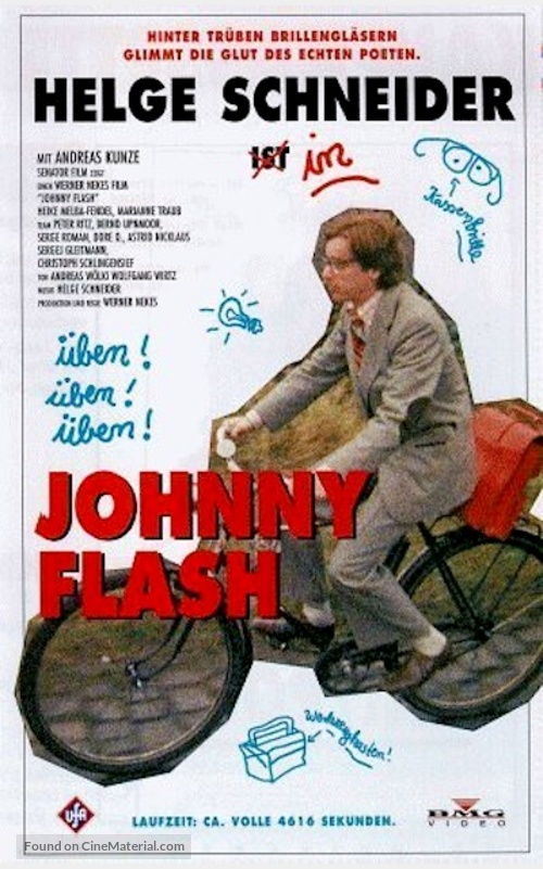 Johnny Flash - German VHS movie cover