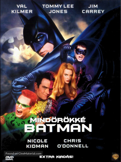 Batman Forever - Hungarian DVD movie cover