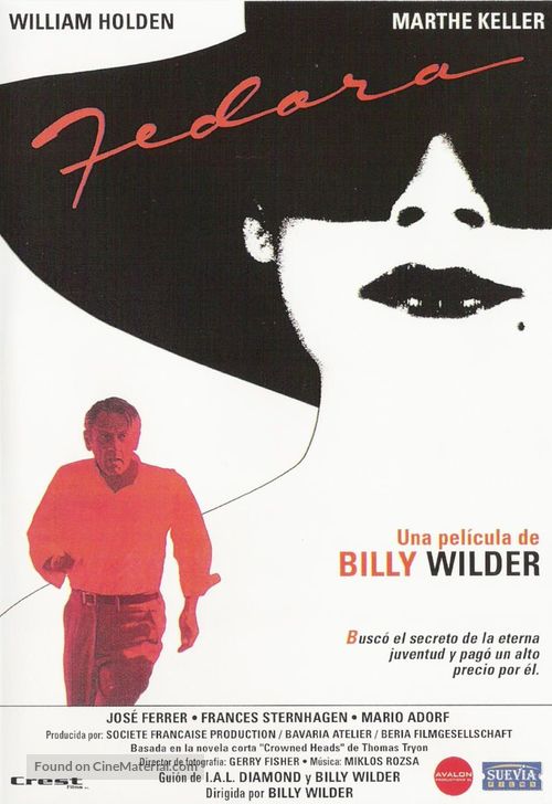 Fedora - Spanish DVD movie cover