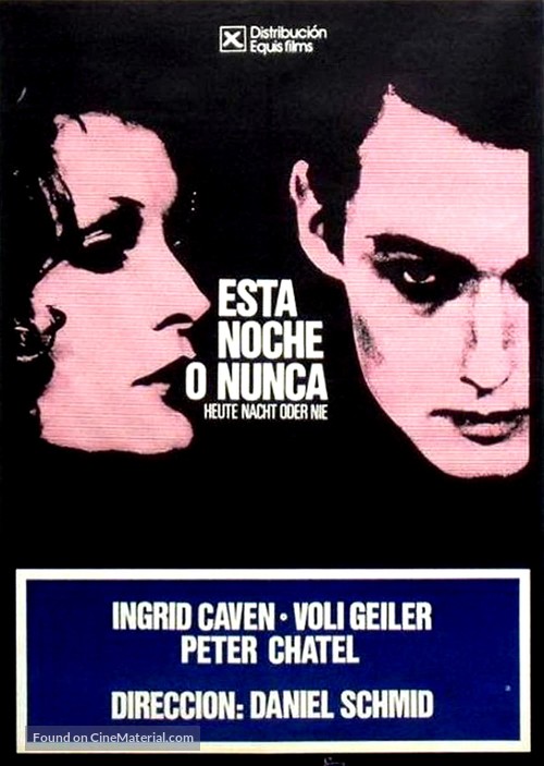 Heute nacht oder nie - Spanish Movie Poster