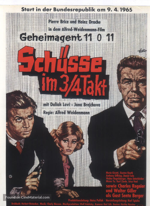 Sch&uuml;sse im Dreivierteltakt - German Movie Poster