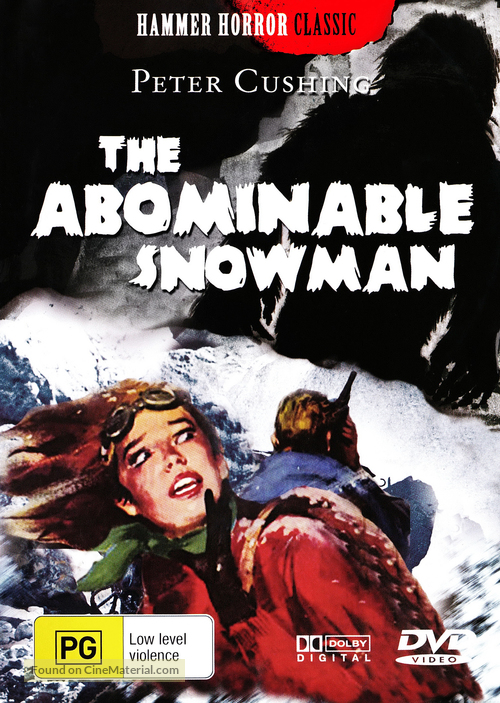 The Abominable Snowman - Australian DVD movie cover