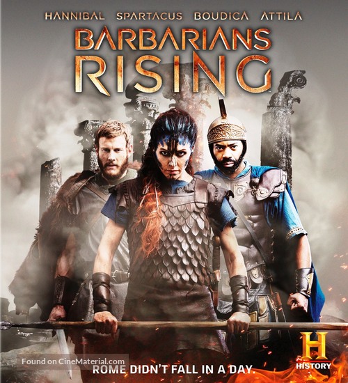 &quot;Barbarians Rising&quot; - Blu-Ray movie cover