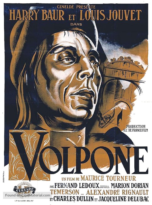 Volpone - French Movie Poster
