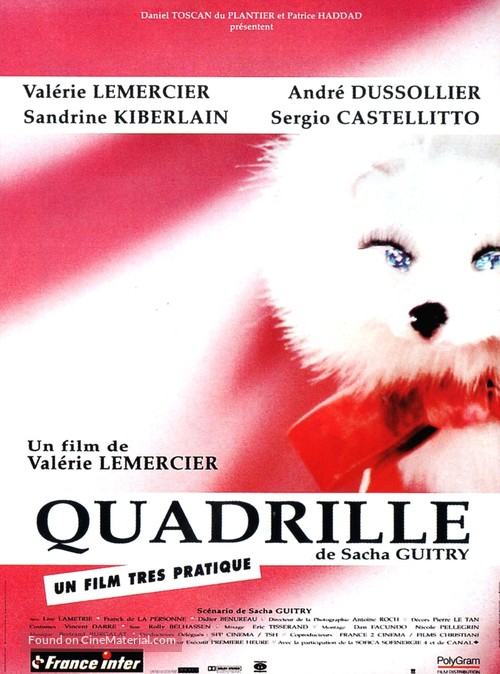 Quadrille - French Movie Poster