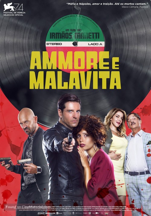 Ammore e malavita - Portuguese Movie Poster