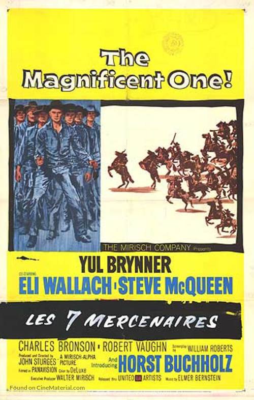 The Magnificent Seven - French Movie Poster