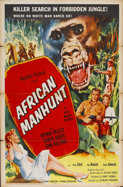 African Manhunt - Movie Poster