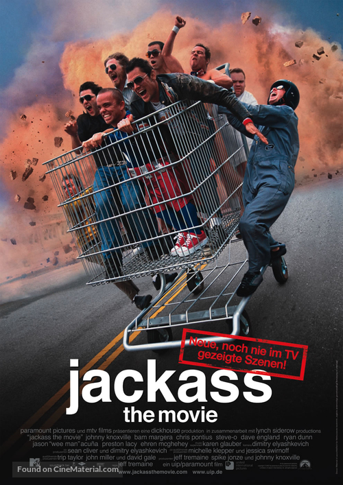 Jackass: The Movie - German Movie Poster