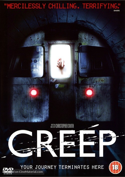 Creep - British DVD movie cover