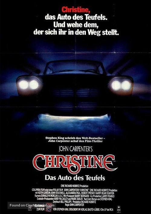 Christine - German Movie Poster