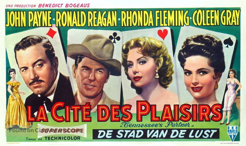 Tennessee&#039;s Partner - Belgian Movie Poster