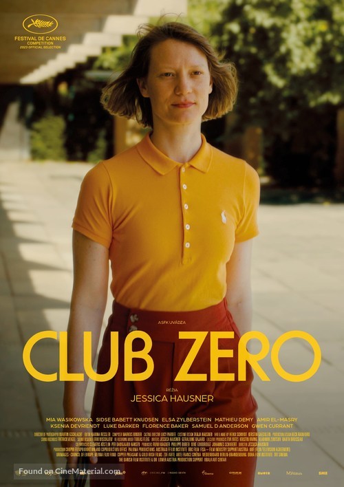 Club Zero - Slovak Movie Poster