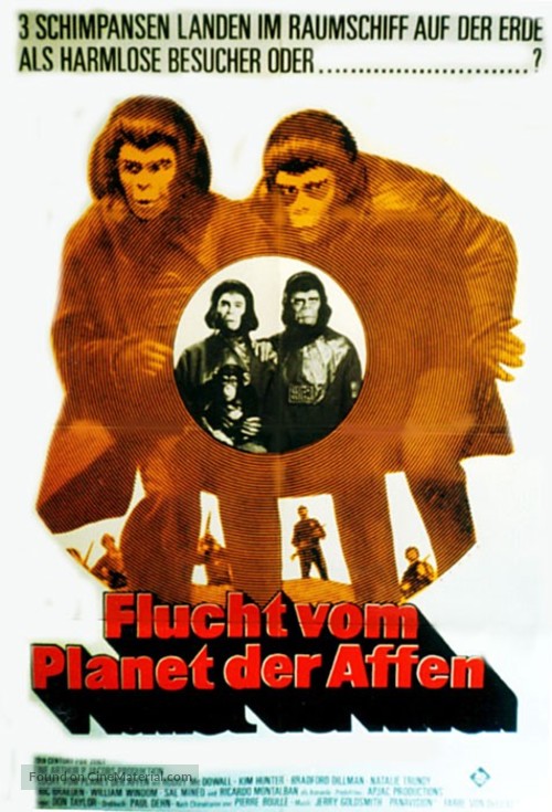 Escape from the Planet of the Apes - German Movie Poster