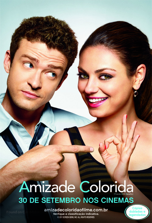 Friends with Benefits - Brazilian Movie Poster