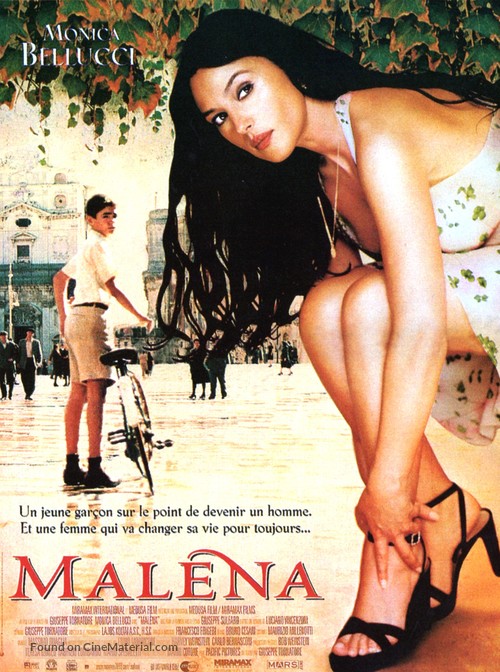 Mal&egrave;na - French Movie Poster