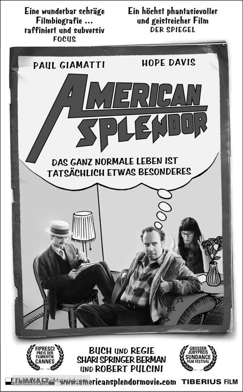 American Splendor - German poster