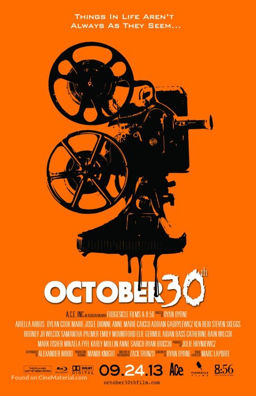 All Hallows Eve: October 30th - Canadian Movie Poster