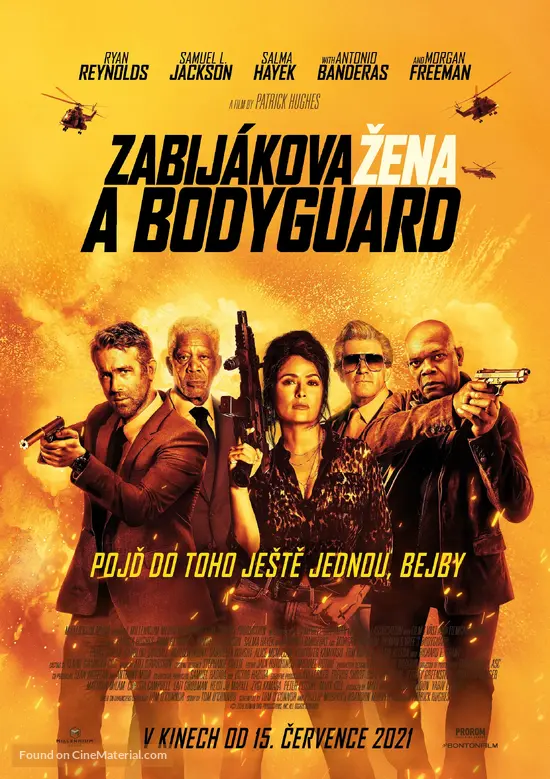 The Hitman&#039;s Wife&#039;s Bodyguard - Czech Movie Poster