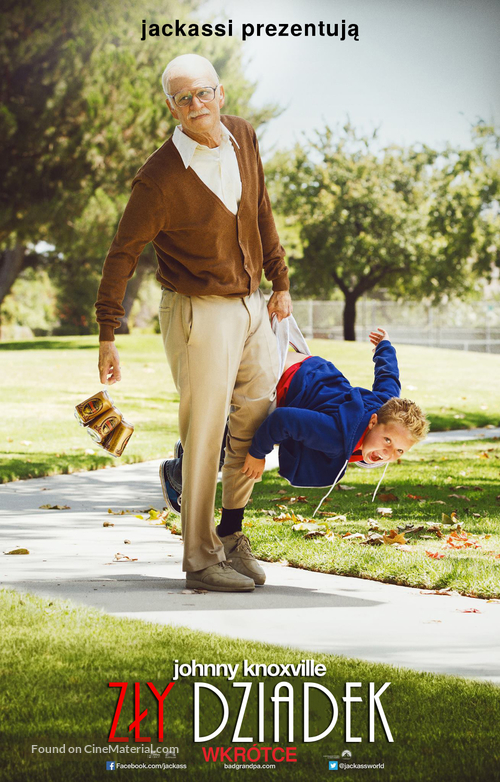 Jackass Presents: Bad Grandpa - Polish Movie Poster