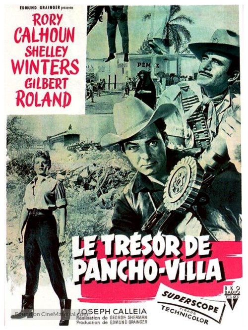 The Treasure of Pancho Villa - French Movie Poster