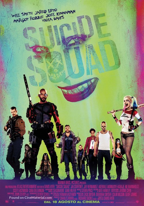 Suicide Squad - Italian Movie Poster