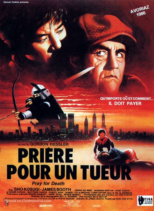 Pray for Death - French Movie Poster