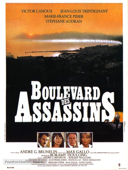 Boulevard des assassins - French Movie Poster