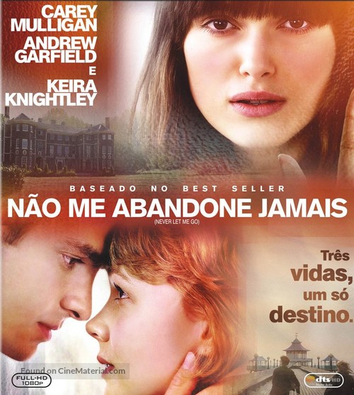 Never Let Me Go - Brazilian Blu-Ray movie cover