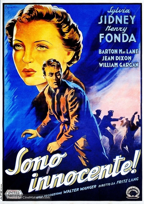 You Only Live Once - Italian Movie Poster