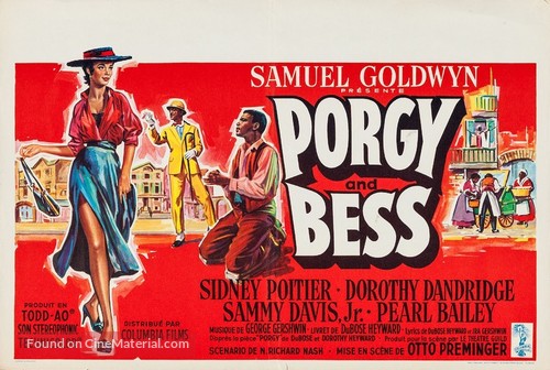 Porgy and Bess - Belgian Movie Poster