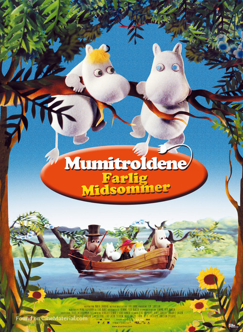 Muumi ja vaarallinen juhannus - Danish Movie Poster