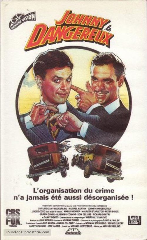 Johnny Dangerously - French Movie Cover