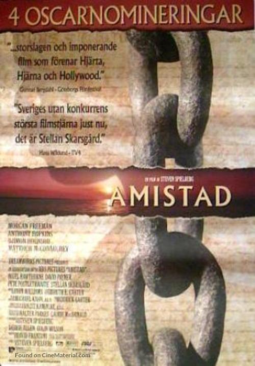 Amistad - Swedish Movie Poster