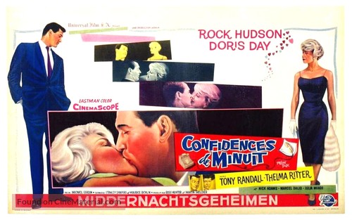 Pillow Talk - Belgian Movie Poster