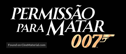 Licence To Kill - Brazilian Logo