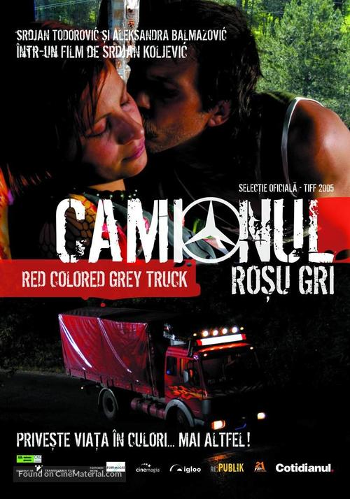 Sivi kamion crvene boje - Romanian Movie Poster