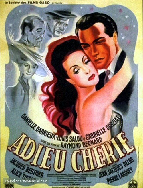 Adieu... Ch&eacute;rie - French Movie Poster