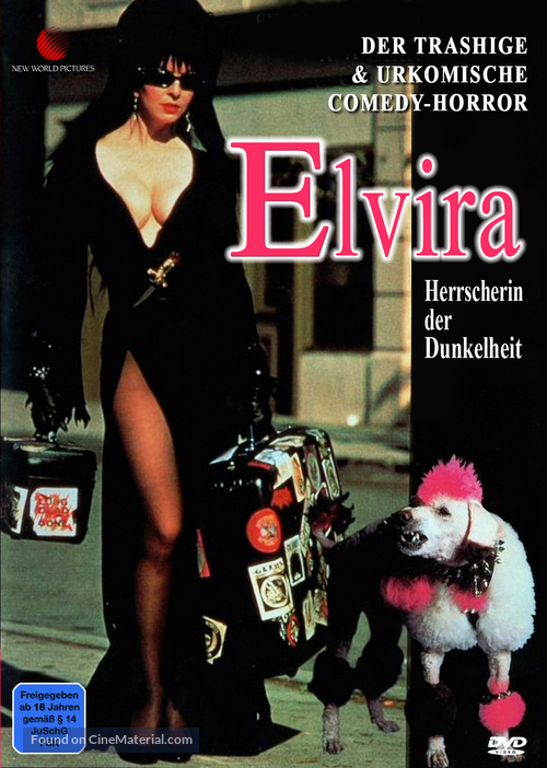 Elvira, Mistress of the Dark - German DVD movie cover