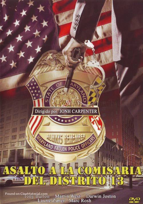 Assault on Precinct 13 - Spanish Movie Cover