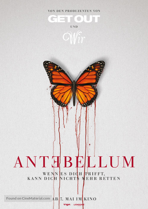 Antebellum - German Movie Poster