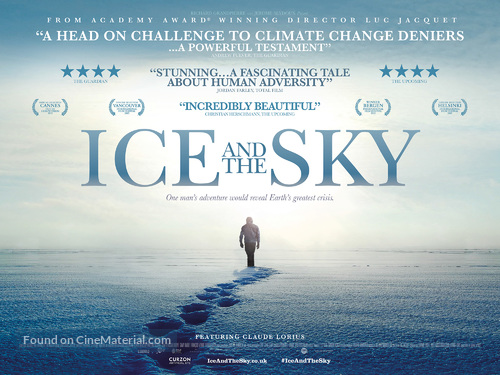 La glace et le ciel - British Movie Poster