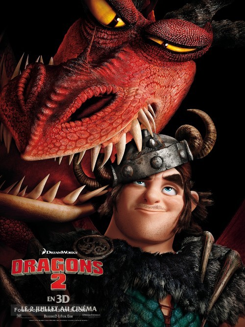 How to Train Your Dragon 2 - French Movie Poster