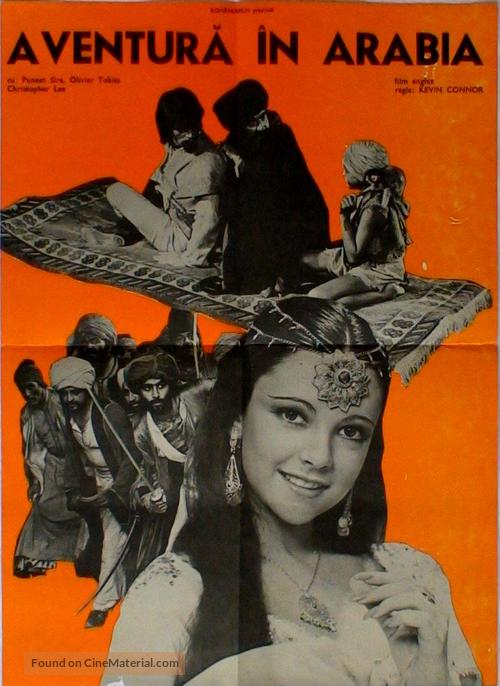 Arabian Adventure - Romanian Movie Poster