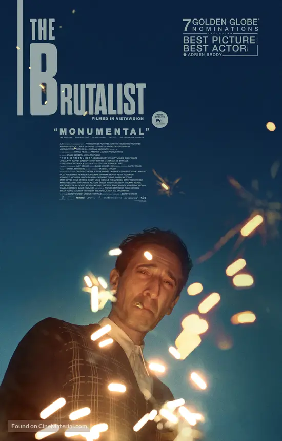 The Brutalist (2024) movie poster
