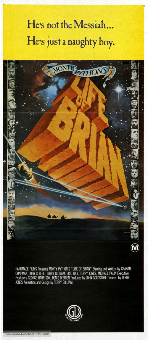 Life Of Brian - Australian Movie Poster